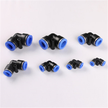 PV 1 Pcs 4mm 6mm 8mm 10mm 12mm 14mm 16mm Pneumatic Push In Fittings L Type elbow fitting Plastic Pipe Connector Quick Fitting 2024 - buy cheap