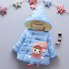 BibiCola/Детская куртка для девочек; зимняя хлопковая одежда; пальто для маленьких девочек; зимний комбинезон; теплая верхняя одежда; Детское пальто 2024 - купить недорого
