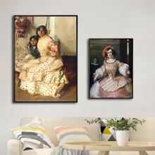 Home Decor Canvas Print  Art Wall Pictures Poster Canvas Printing Paintings Spanish Joaquin Sorolla y Bastida Figure 2024 - buy cheap