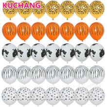 10pcs 10inch Zebra Leopard Tiger Ankle Pattern Latex Balloons Animal Theme Bithday Party Wedding Decoration Baby Shower Supplies 2024 - buy cheap