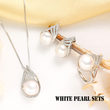 HENGSHENG Rocket Necklace/Earring/Ring Pearl Jewelry Set For Natural Freshwater Pearl Jewelry Sets For Women Necklace 2024 - buy cheap