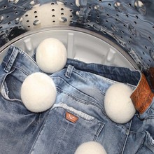 4 PCS/LOT Handy Laundry Sheep Wool felt Dryer Balls Laundry Balls & Discs Natural Reusable  6 CM 2024 - buy cheap