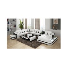 Оптовая продажа мебели 2016 Германия современный кожаный угловой диван набор для гостиной 2024 - купить недорого