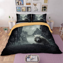 duvet cover wolf mountain bedding 3D Printing animal Bedding Set single twin full queen king size bedlinen 2024 - buy cheap