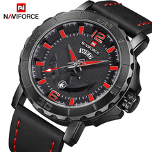 NEW Top Luxury Band NAVIFORCE Mens Watches Sport Quartz Watch Men Leather Strap Clock Male Military Wristwatch relogio masculino 2024 - buy cheap