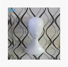 Free Shipping!! Wholesale Fashionable White Mannequin Head Manikin Head For Display Wig In Supermarket 2024 - buy cheap