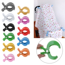 Hot New 1 Pc Baby Car Seat Accessories Toy Lamp Pram Stroller Peg To Hook Cover Blanket Clips 11 Colors High Quality 2024 - buy cheap