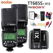 Godox-Flash de cámara TT685S, con disparador de X1T-S para cámaras DSLR Sony, 2,4G, 1/8000s, HSS, TTL, TT685S, 2 uds. 2024 - compra barato