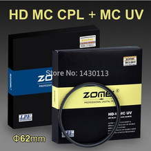 ZOMEI 67mm HD SLIM Multi Coated Filter Kit UV Polarizer CPL for Canon 18-135 & Nikon D7200 D7100 D80 18-105mm DSLR Cameras 2024 - buy cheap