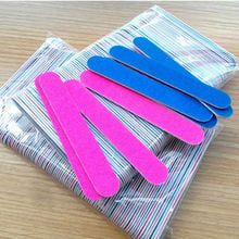 5pcs Double Side Nail Files Sandpaper Nail Art Sanding Buffer Buffing Slim Crescent Grit Nail Polisher Tools 8x1.5x0.12 cm 2024 - buy cheap