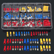 120pcs Insulated Crimp Butt Spade Ring Fork Terminal Wire Connector Kit Set 22-10AWG Terminals 2024 - buy cheap