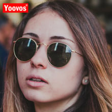 Yoovos-Gafas De Sol redondas para mujer y hombre, anteojos De Sol clásicos De marca De lujo, Estilo Vintage, espejo De estilo urbano, para fiesta, UV400, 2021 2024 - compra barato