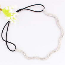 Hair elastic hair ornament crystal stone Claw chain crystal rhinestone Headband Retail Headwear nickel-free fashion jewelry 2024 - buy cheap