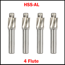 M12 12.4*20 12.4x20 HSS-AL 4 Flute Piloted Countersink Router Drill Bit Counterbore Flat End Mill Milling Cutter 2024 - buy cheap