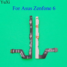 Yuxi-cabo flex liga/desliga e volume para celular asus zenfone 6, zf6, t00g, a600cg 2024 - compre barato