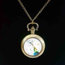 1pcs/lot The Little Prince pocket watch Long Chian Statement Handmade Fashion pocket watch For Women 2024 - buy cheap