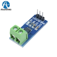 Módulo de Sensor de corriente Hall ACS712 20A, Módulo para Arduino ACS712ELC-20A Pin 5V, placa indicadora de potencia DIY, 1 unids/lote 2024 - compra barato
