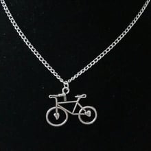 NEW 45cm Chain Summer style Fashion Jewelry Vintage "Bike / Bicycle"Charms Pendant Statement Necklace Gift X343 2024 - buy cheap