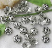 FREE SHIPPING 450pcs Tibetan Silver Color flower bead caps 8x3mm A1885 2023 - buy cheap