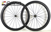 hot sell! 50mm Carbon wheels Tubular with powerway R36 straight pull hub 700C 25mm wide full carbon road bike wheelset 2024 - buy cheap