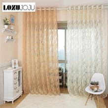 LOZUJOJU Curtain window screening quality modern brief stripe customized curtain panel for living room Bedroom tulle drapery 2024 - buy cheap