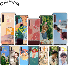 Funda suave con tu nombre para Samsung Galaxy, funda protectora suave para teléfono móvil Samsung Galaxy A5 A6 A7 A8 A9 A10S A20S A30S A40S A50S A60 A70 J6 2024 - compra barato