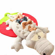 60cm Cute Crocodile Lying Section Plush Pillow Mat Plush Hand Doll Stuffed Toy Cartoon Plush Toys Kids Prize Gift WJ496 2024 - buy cheap