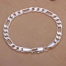 H200 925 Delicate Silver Color Bracelets For Women Charm Fashion Jewelry 8mm Bracelet /ahdaiyka Azjajqqa 2024 - buy cheap