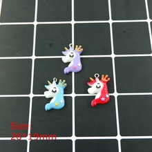 Colorful unicorn  Charms Pendants for DIY  decoration bracelets necklace earring key chain Jewelry Making 2024 - buy cheap