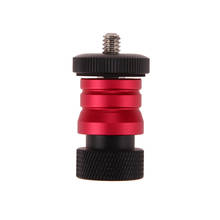 Mini Tripod Ball Head Ballhead Detachable Plate 1/4 Socket Thread to 1/4 for Friction Magic Arm Monitor LED Light Mount Stand 2024 - buy cheap