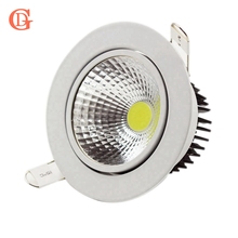 GD-foco empotrable LED regulable, 3W, 5W, 7W, 10W, 12W, 15W, 20W, 24W, luz LED empotrable de techo, 110V, 220V, 230V, COB 2024 - compra barato