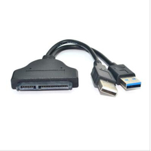 SATA cable line USB2.0 Mini size small simple use USB2.0 + USB3.0 to 2.5 " SATA drive line 22pin port 2024 - buy cheap