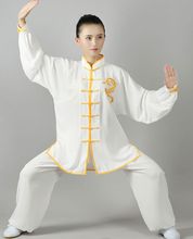 Unisex top quality embroidery dragon wushu kung fu training clothing kung fu martial arts uniforms tai chi taijiquan suits 2024 - buy cheap