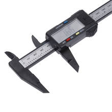 Onnfang 4" 6" 0-150mm Electronic Digital Vernier Caliper  Carbon Fiber Vernier Digital Ruler Micrometer Measuring Tool Gauge 2024 - buy cheap