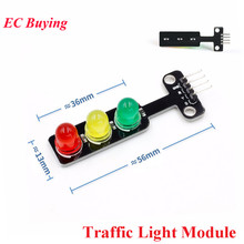 5PCS DC 5V Mini Traffic Light LED Display Module 5mm Red Yellow Green For Arduino RGB -Traffic Light For Traffic System Model 2024 - buy cheap