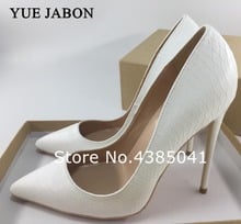 Big Sale Sexy Pointed Toe High Heel Pumps Leather Thin Heels Woman Shoe White Dress Heels shallow mouth high heels Lady Shoes 2024 - buy cheap