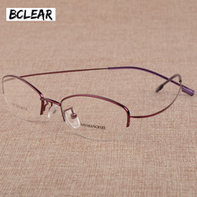 BCLEAR-marcos de gafas para miopía y presbicia para mujer, lentes de memoria sin marco, montura óptica de aleación de Metal, Vintage, oferta 2024 - compra barato