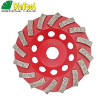 SHDIATOOL Dia 125MM Segmented Turbo Diamond Grinding Cup Wheel For Concrete And Masonry Material 5 Inch Diamond Grinding Discs 2024 - buy cheap