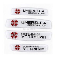 4 x Car Styling Door Edge Guard Protector Strips Anti-collision Anti-scratch Trim Door Edge Guard Umbrella Corporation Stickers 2024 - buy cheap