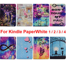 Nice Printing Case for Amazon Kindle PaperWhite 2 3 Cover Protector Shell Skin Paper White 3 Bag Pouch Paperwhite4 Capa Founda 2024 - buy cheap