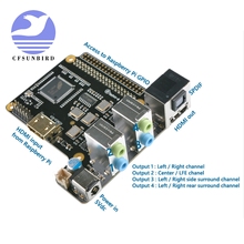 X6000 7.1 Hi-Fi Audio Channel Expansion Board for Raspberry Pi 3 Model B / 2B /B+ 2024 - buy cheap
