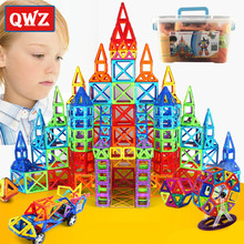 QWZ 110-252 шт Мини Магнитный дизайнерский Строительный набор модель и строительные игрушки магнитные блоки Развивающие игрушки для детей Подарки 2024 - купить недорого