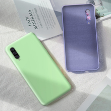 For Samsung Galaxy A50 A30 A10 A20 A40 A70 S8 S9 S10 Plus S10E Case Soft Liquid Silicone Skin back cover for samsung m10 m20 m30 2024 - buy cheap