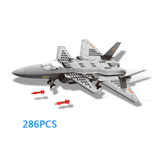 Bloques de construcción a escala 1:50 para niños, juguete de ladrillos para armar combate Fire Fang, arma militar moderna, modelo de figuras de la Fuerza Aérea de la Segunda Guerra Mundial, modelo J20 2024 - compra barato