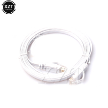 Высокоскоростной Ethernet-кабель RJ45 CAT6, 0,5/1/2/3/5/8/10/15 м, плоский Ethernet-кабель LAN, коммутационный маршрутизатор UTP, компьютерный сетевой кабель 2024 - купить недорого
