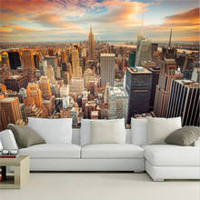 Custom 3D Wallpaper Murals USA Skyscrapers New York City Building Wall Painting Bedroom Living Room Sofa Wall Papers Home Decor 2024 - buy cheap