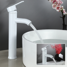 MTTUZK-grifo de lavabo de baño de acero inoxidable 304, mezclador de agua caliente y fría, grifo de fregadero de cocina, color blanco puro Nórdico 2024 - compra barato