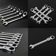 1pcs Flexible Head Ratchet Spanner Ratcheting Socket Wrenches Metric Tool 8-24mm hand tools 2024 - buy cheap