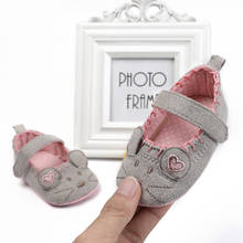 Newborn Baby Girl Shoes Cute Animal Princess Kid Anti-slip On Shoes 0-18 Months Toddler Crib Hook & Loop First Walkers 2024 - buy cheap