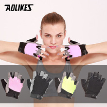 AOLIKES 1 Pair Gym Body Building Training Sports Fitness WeightLifting Gloves For Men And Women Custom Fitness Exercise Training 2024 - buy cheap